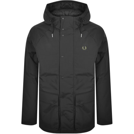 Fred Perry Zip Through Padded Jacket Black | Mainline Menswear ca Fred Perry Zip Through Padded Jacket Black | Mainline Menswear ca